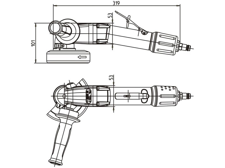 Disc grinder GA811-100BX
