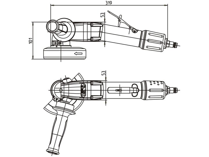 Disc grinder GA812-100BX