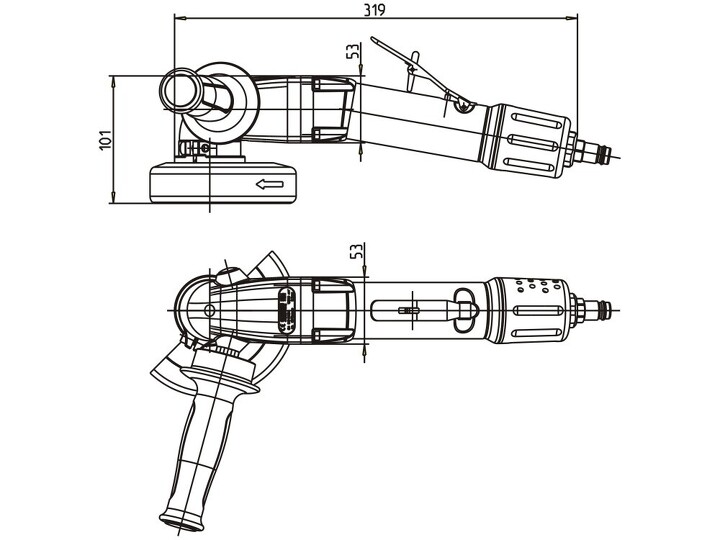 Úhlová bruska GA812-100BX