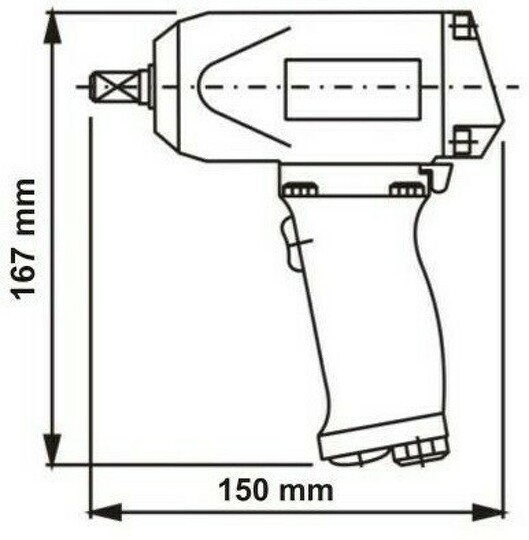 Ударный ключ PSR24-3/4''