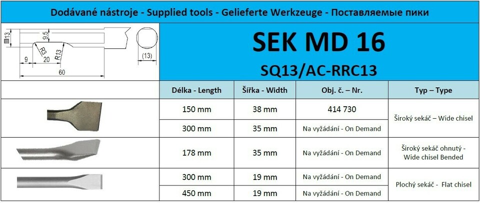 Chisel MD16