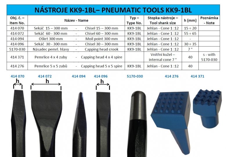 Werkzeuge KK9-1BL