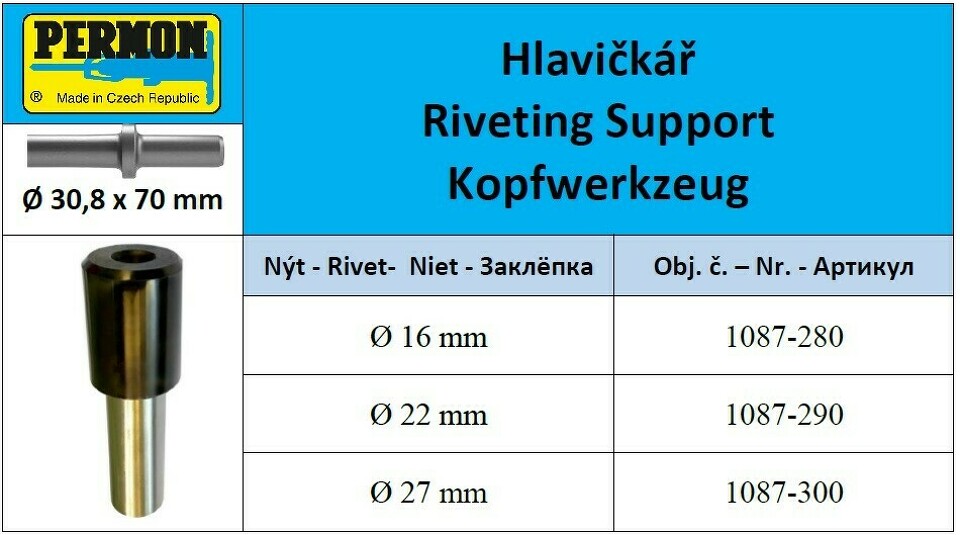 Kopfwerkzeug für Nierstütze 30,8