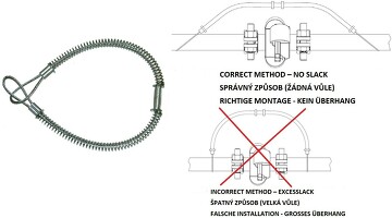 Whip Check Hose Safety Device