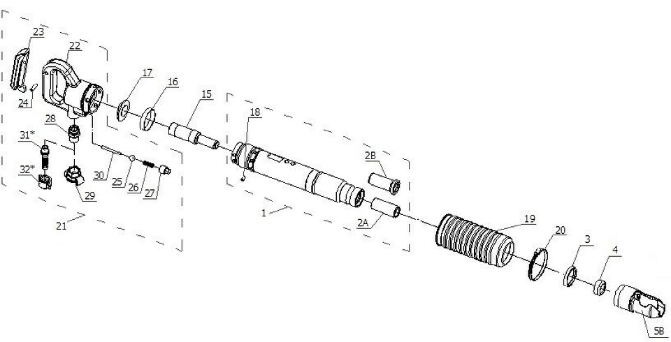 SK 13-B  (Ø26x70) Открытая крышка